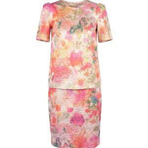 Kate Spade water color Haley blouse & skirt set size 12